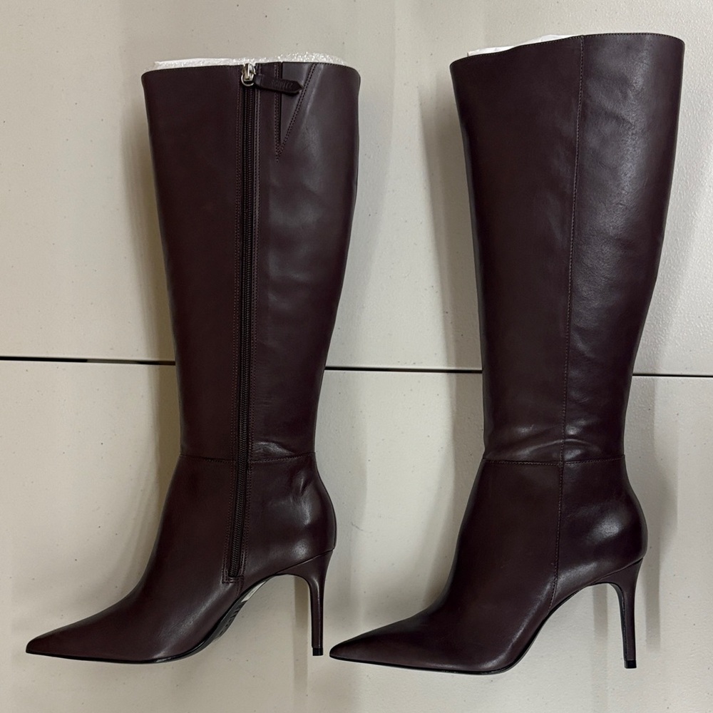 SCHUTZ MIKKI UP BOOT CHOCOLATE BROWN